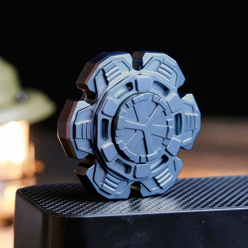 새로운 EDC 협업 스테인리스 스틸 피젯 스피너 데스크탑 스트레스 해소 장난감