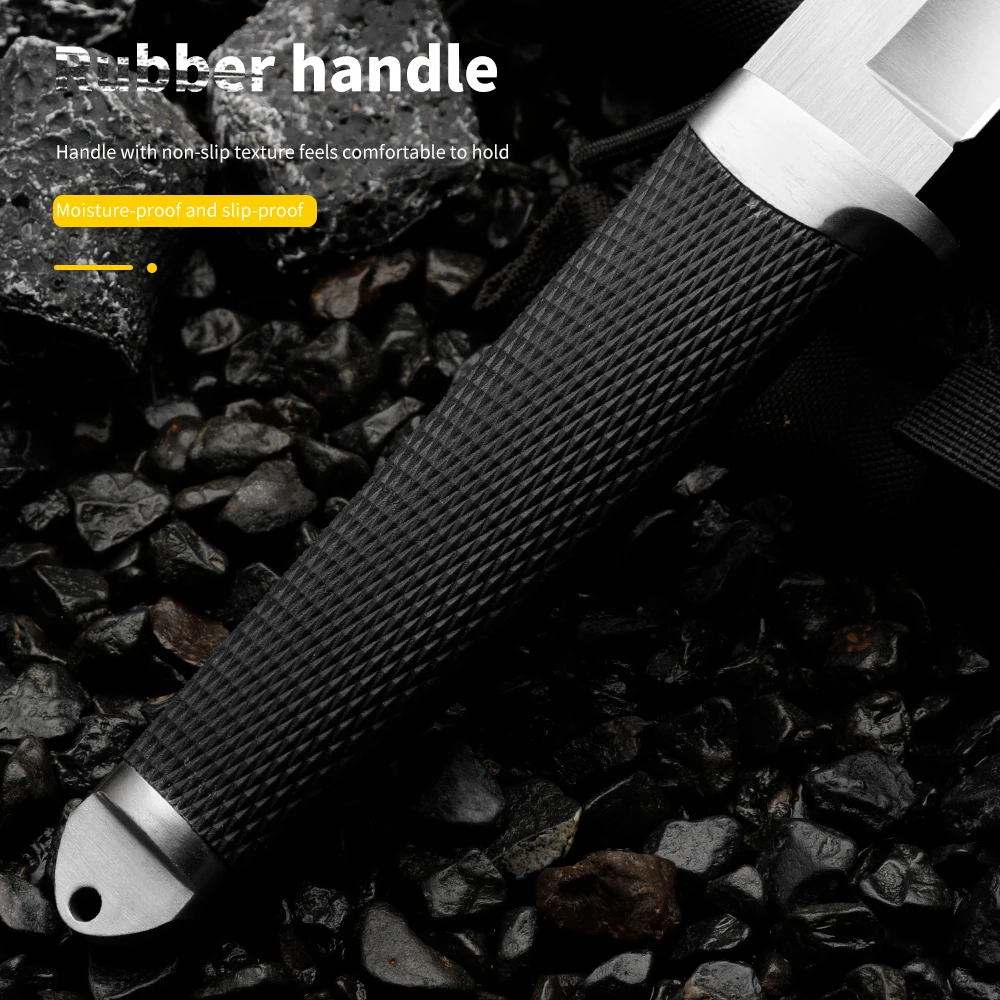 HUANGFU High quality CPM-3V powder steel fixed blade wilderness survival hunting knife outdoor knife rescue knife straight knife