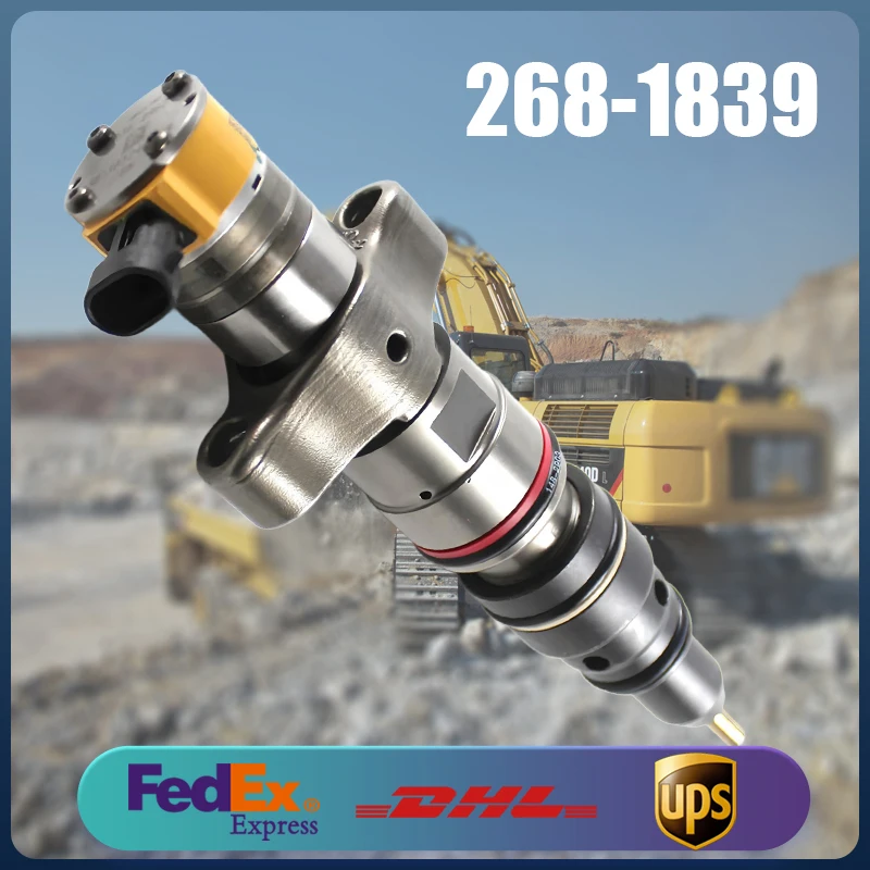 

268-1839 High Quality Diesel Common Rail Injector for Construction Machinery 2681839 for Caterpillar C7 E324D 325D Excavator