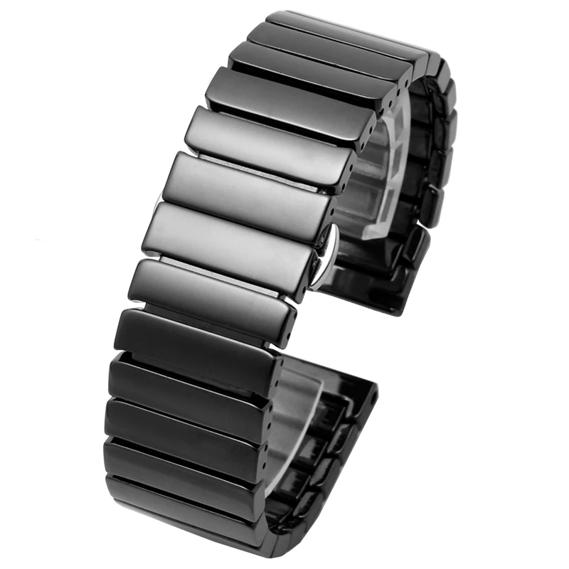 20mm 22mm Steel Ceramic strap For Huawei Watch GT GT2 3 46MM Smart WatchBand Samsung Galaxy 3 4 5 Men women Wristband Bracelet