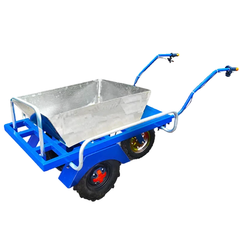 Agricultural three-wheeled carts, electric chicken carts, household two-wheeled carts, new orchard climbing carts.