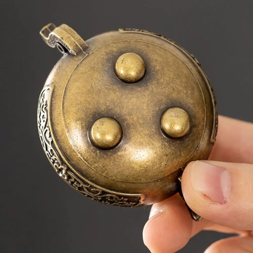 1Pcs Alloy Incense Stick Burner with Hollowed Out Patterns Sandalwood Lotus Incense Censer Retro Three Legged Stove