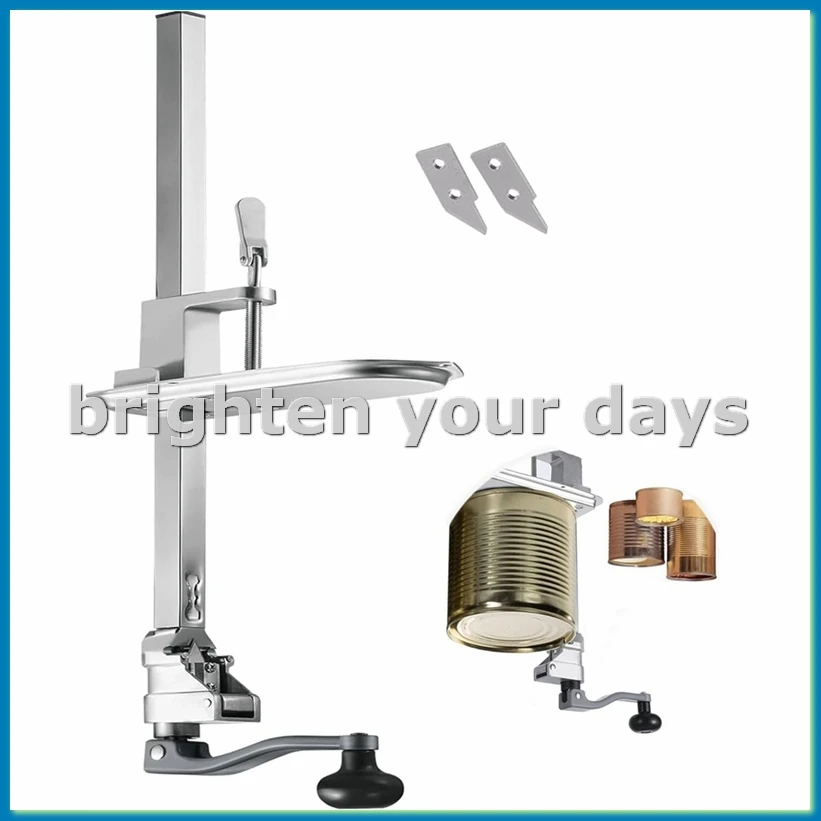 

Commercial Can Opener Heavy Duty,24.6" Manual Can Opener for Large Cans Up to 17.9", Tabletop Industrial Can Opener-A63M