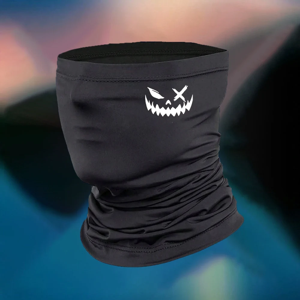 Balaclava Halswärmer Schweißabsorbierende Böser-Lächeln-Halbgesichtsmaske Sommer Atmungsaktive Maske Outdoor Motorrad Halbmaske – Detail 6
