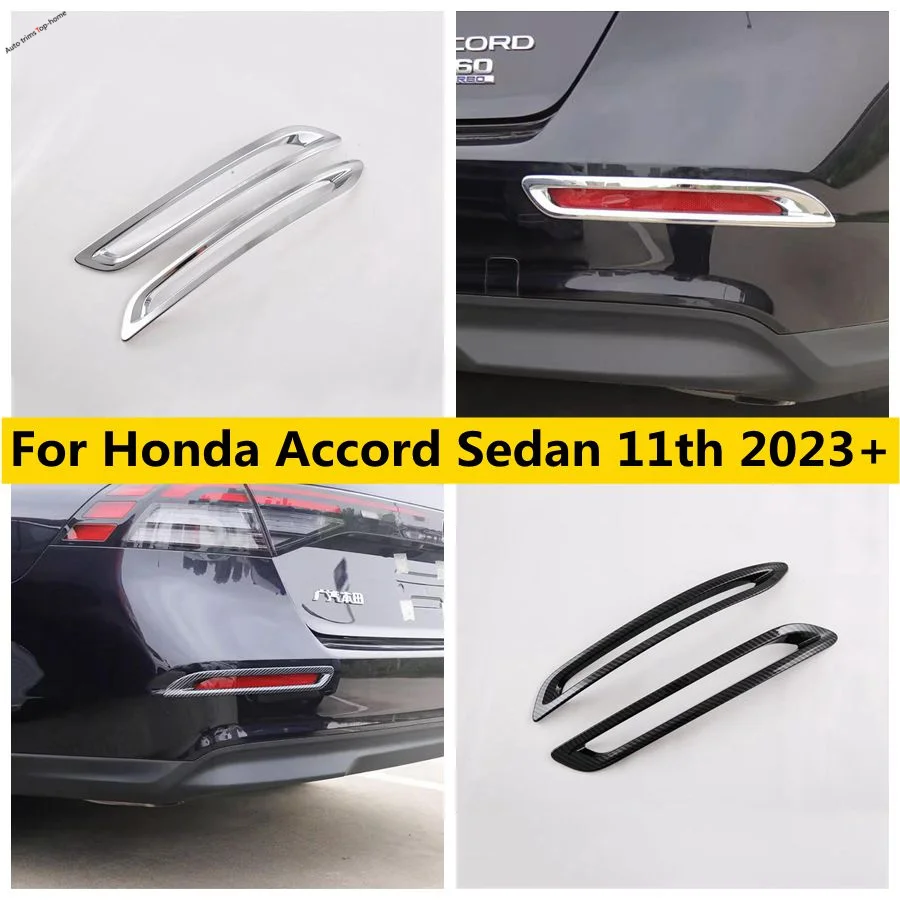 

Rear Reflector Fog Lights Lamps Cover Sticker Decoration Cover Trim Accessories Fit For Honda Accord Sedan 11th 2023 2024