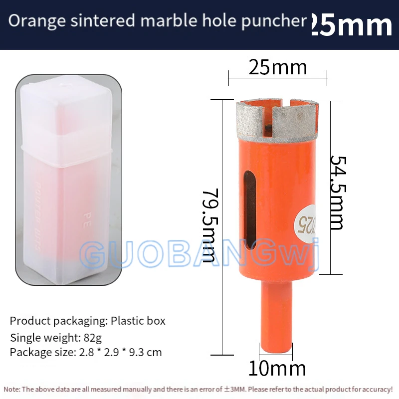 Efficient Sintered Diamond Hole Opener Drill Bit for Marble Granite Tile Glass, Home DIY Tool, Durable and Easy to Use