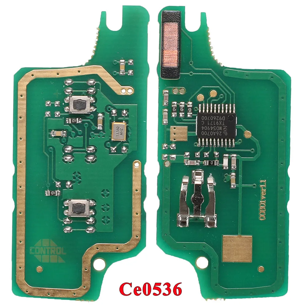 Jingyuqin 434Mhz zapytaj FSK 2 przycisk pilota do klucz składany Citroen C2 C3 C4 C5 C6 C8 Xsara Picasso CE0523 Ce0536 VA2/HCA ostrze