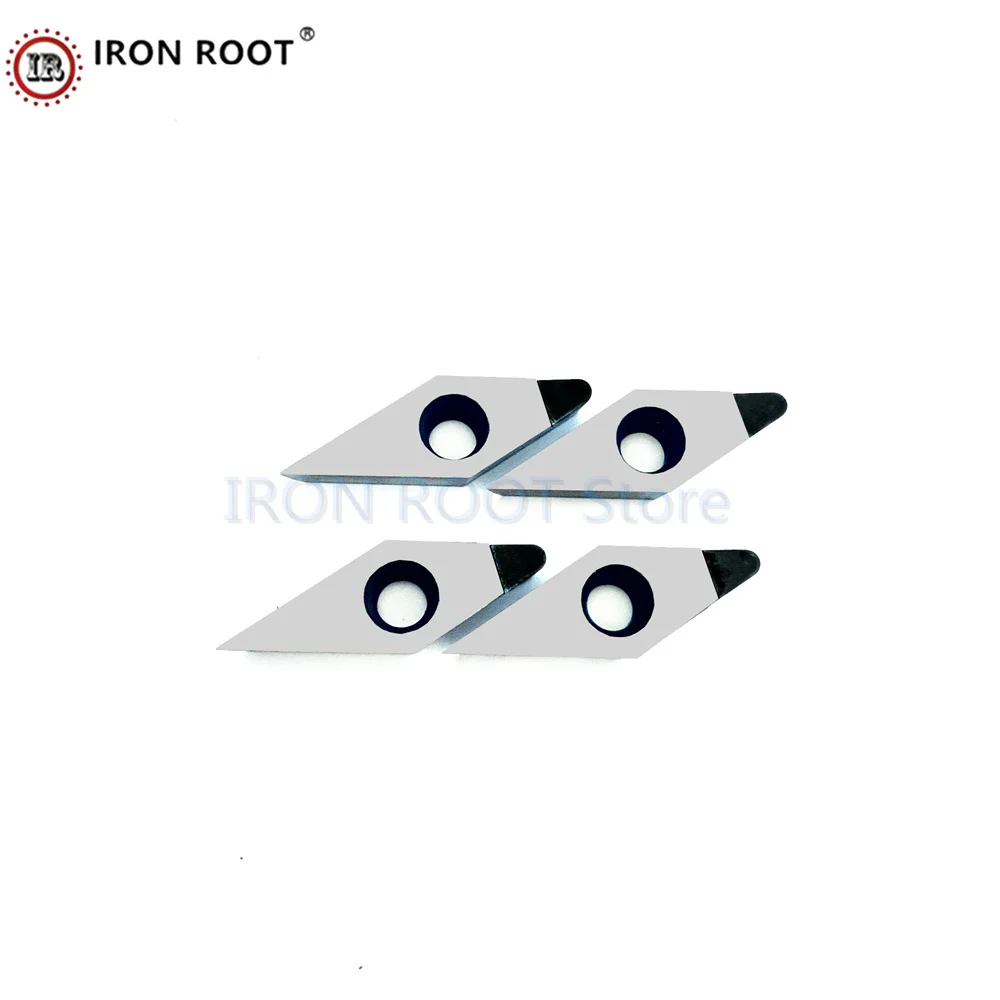 2pcs VCGW 160402 160404 160408 160412 PCD Diamond  insert CNC Turning Tool For SVVCN Tool Holder