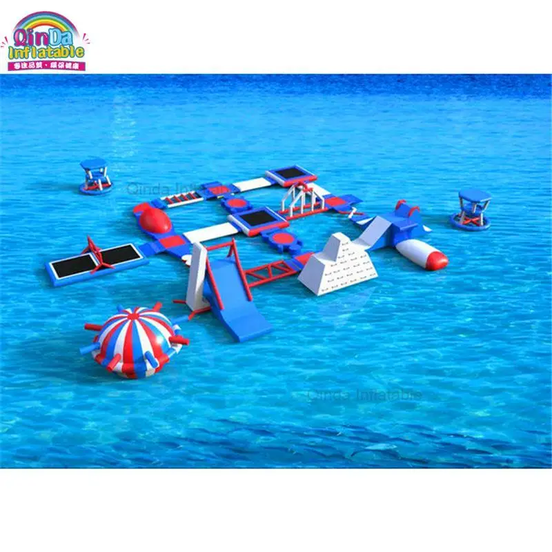 Game Exciting Inflatable Theme Park Commercial Inflatable Floating Water Park