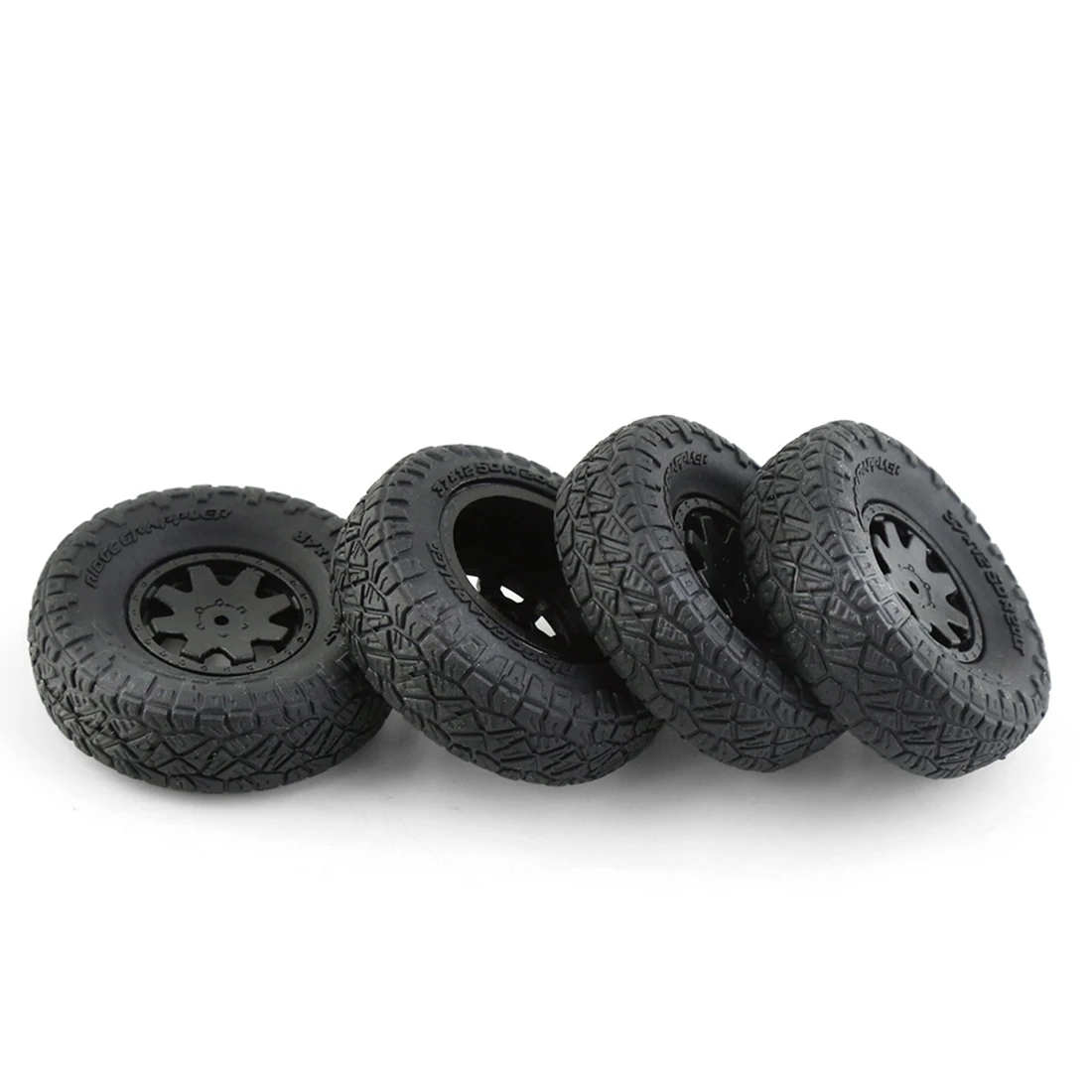 4 pçs pneu de borracha roda para kyosho mini-z 4x4 mini z 4x4 rc rastreador carro peças de reposição acessórios