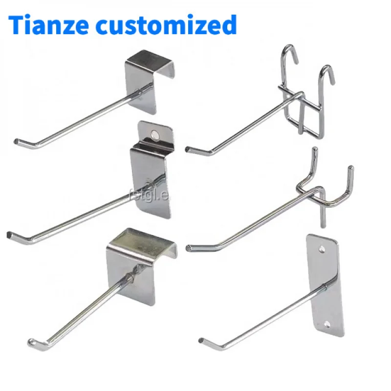 (customized)Various types of single-line hooks supermarket display hooks sturdy and safe hooks that meet the requirements