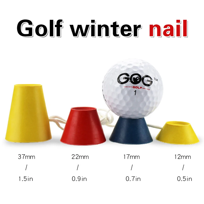 Golf Tees, Golf Tees, Winter Tees, Rubber Lamp Holders, 38/22/16/12 Golf Accessories