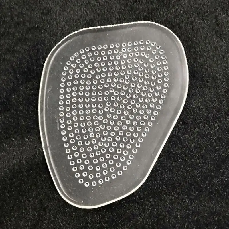 2 pairs Silicone Forefoot Pad High Heel Anti-Slip Insoles Sandals Pain Relief Foot Care Cushion Self-adhesive Shoes Half Insert
