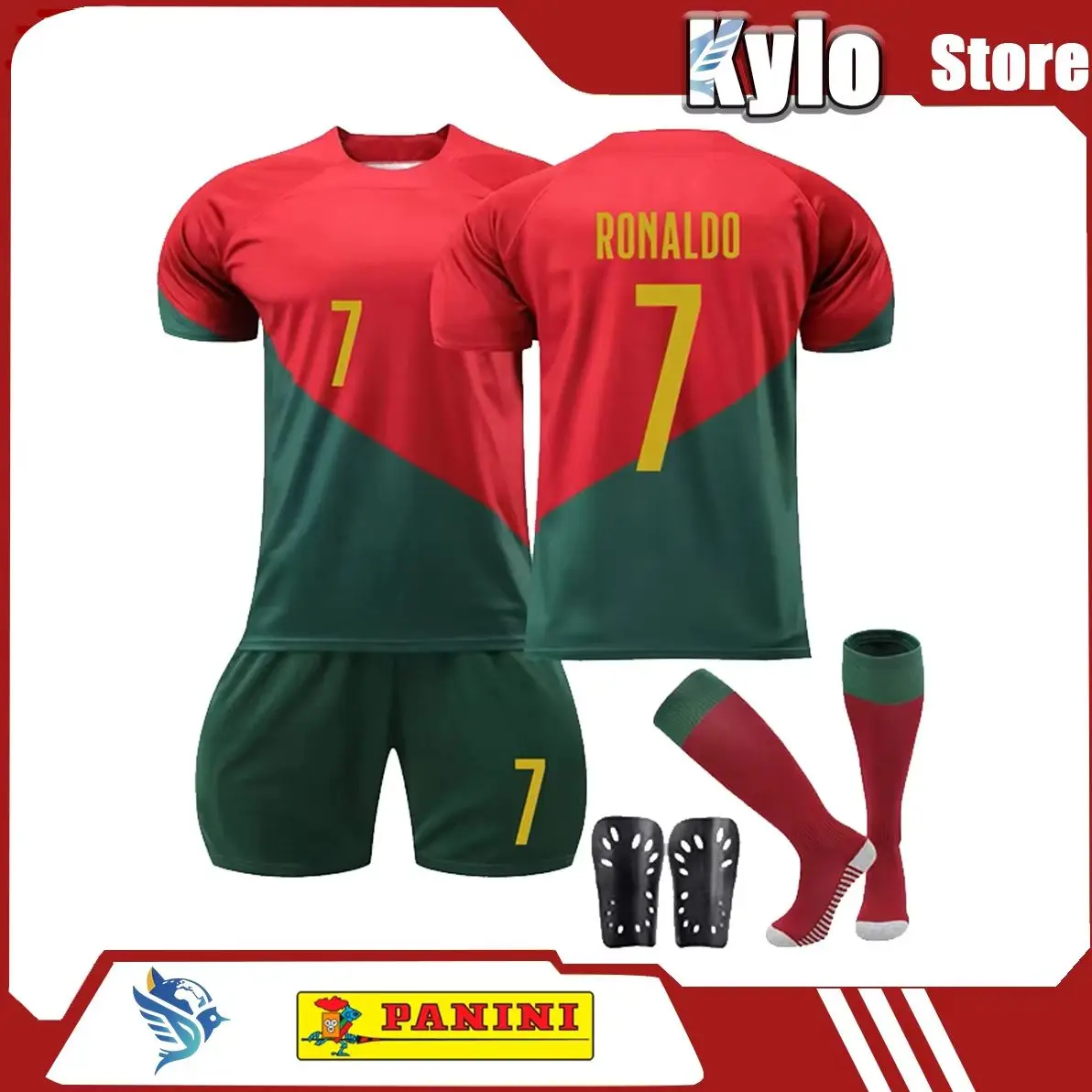 【セール中】クリスティアーノ・ロナウド ポルトガル代表 ホーム ワールドカップ ジャージキット - CR7 番号7 サッカーユニフォーム チームファン向けサプライズギフト トレーニングスーツ