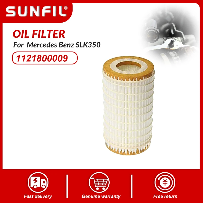 

1121800009 0001802609 1121840225 Масляный фильтр для Mercedes Benz SLK350 SLK320 SL550 SL500 S550 S430