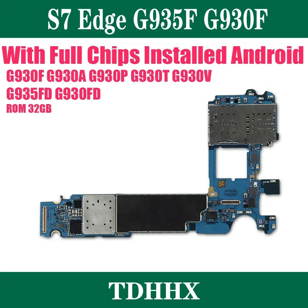 EU Version G930F G930A G930P G930T G930V G935FD G930FD S7 Edge G935F G935A G935V G935T G935P ROM 32GB Motherboard