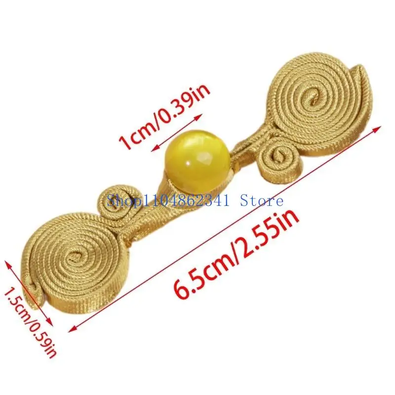 Unique Handmade Knot Buttons Cheongsam Frogs Buttons Handmade Sewing Fasteners for Sewing Projects and Cultural Apparels