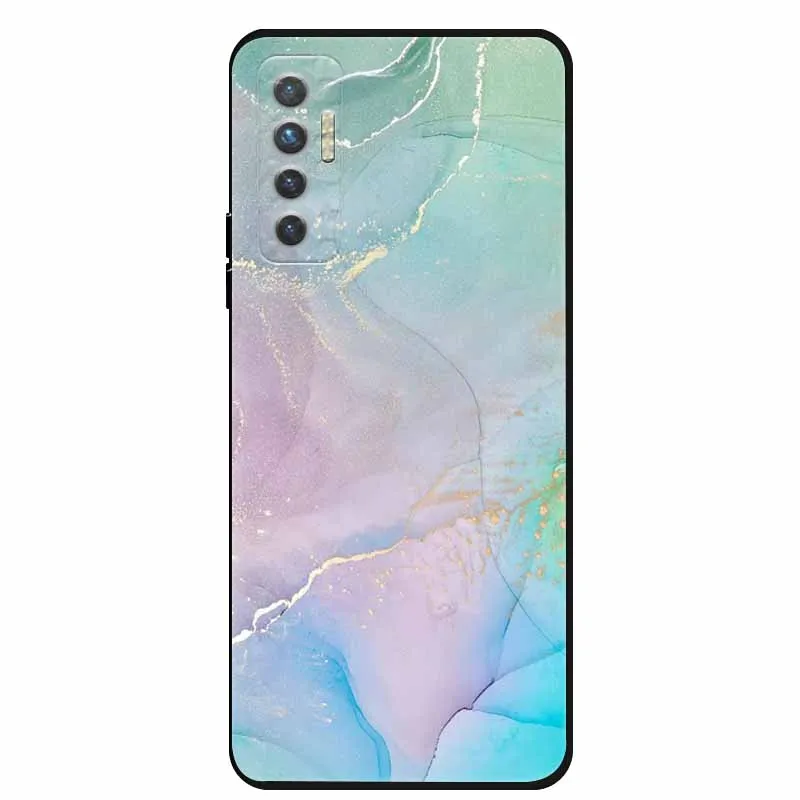 For Tecno Camon 17P Phone Case Bumper Silicon TPU Cover For Tecno Camon 17 Pro Case Marble Soft Funda on Tecno Camon 17 Coque