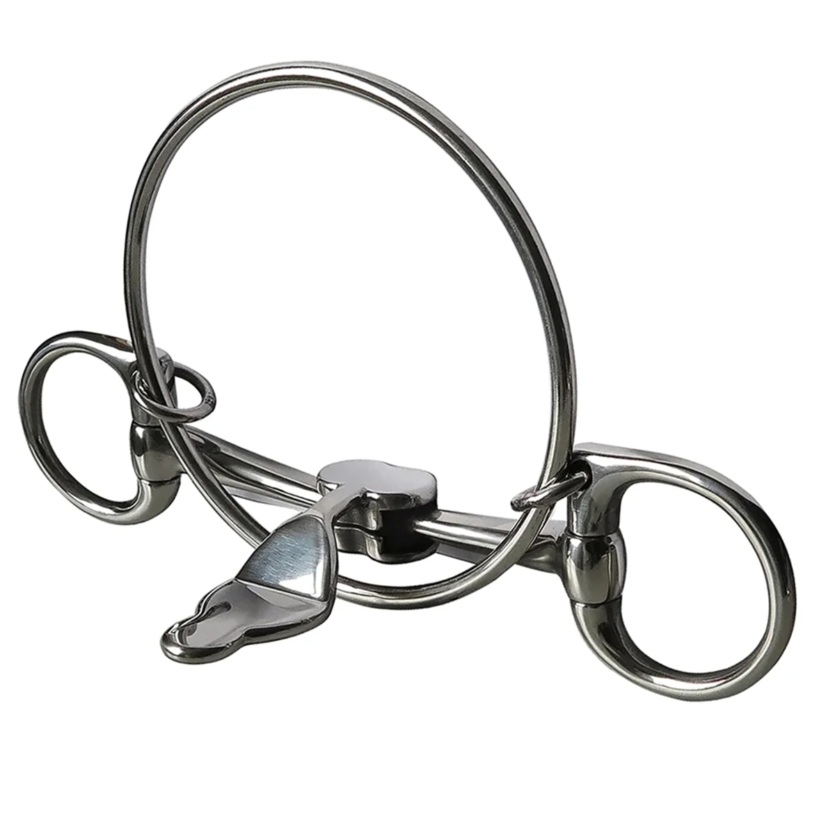 

Horse Bit Stainless Steel Mouth Comfort Bit Training Equipment Equestrian Supplies Snaffle Bit for Outdoor Horse