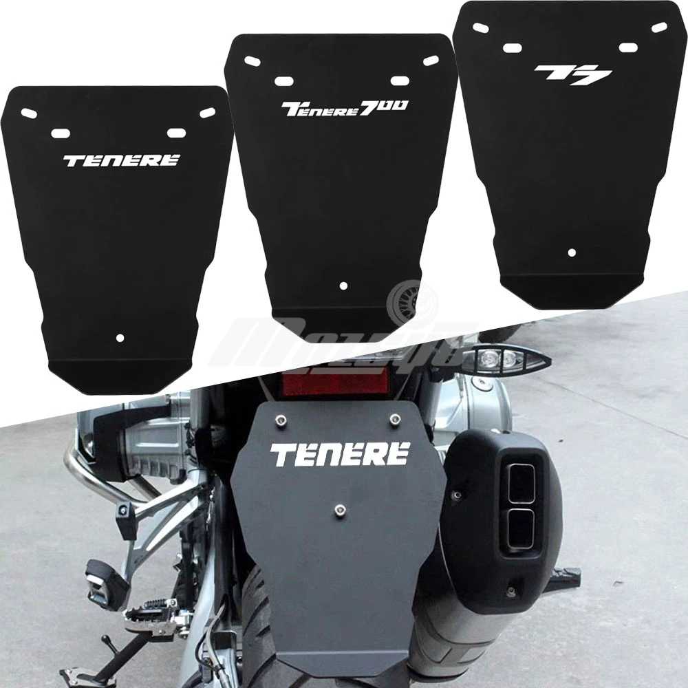 

For Yamaha TENERE700 T7 Tenere 700 Rally / World Raid 2019-2026 Motorcycle Fender License Plate Rear Splash Guard Holder Bracket
