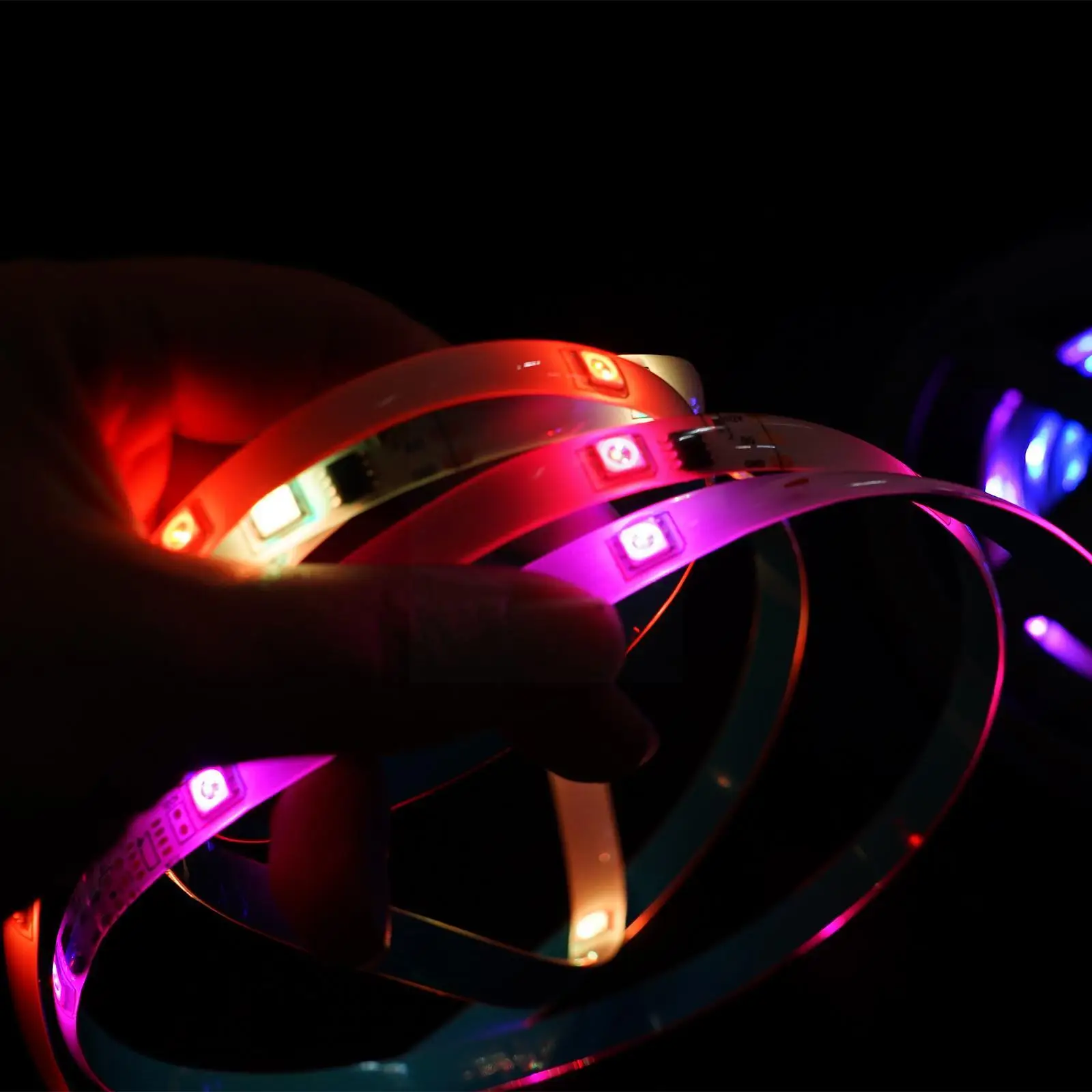 5M 3D Rgb Led Thundercloud Light Decorative Background Atmosphere Game Household Lighting Effects Room (no cloud)