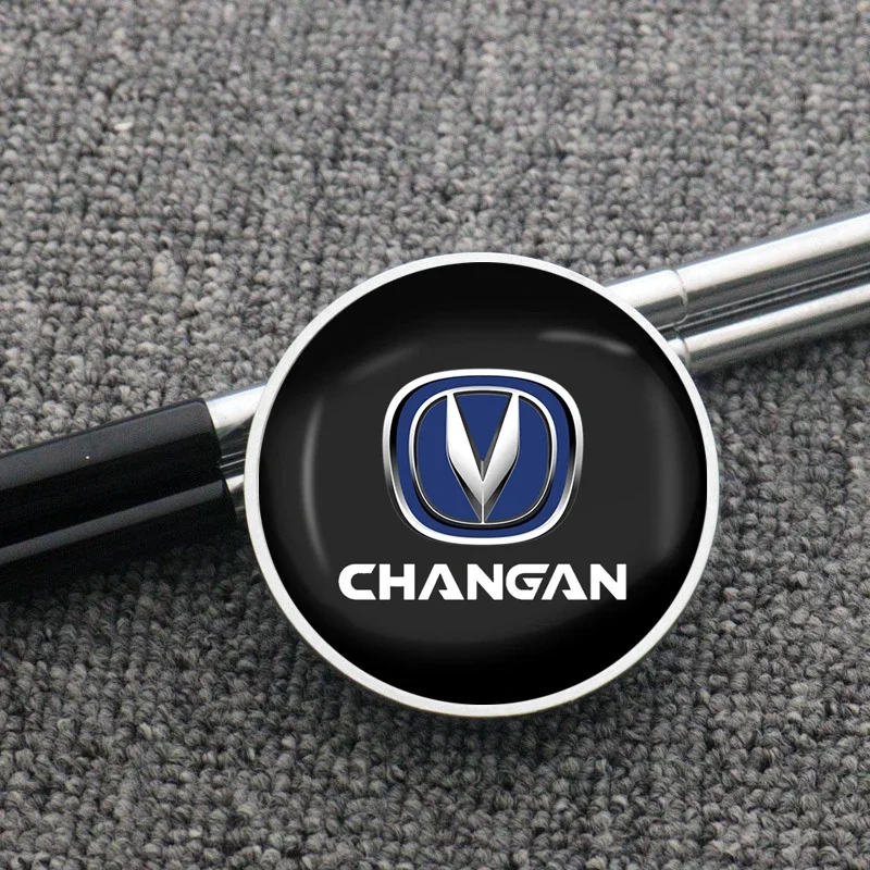 4 قطعة 60 مللي متر سيارة محور عجلات غطاء مركزي ملصق شعار معدني ملصق ل Changan CS75 CS35 CS15 CS95 رايتون CX70 CS55 EADO CX20 CS15EV