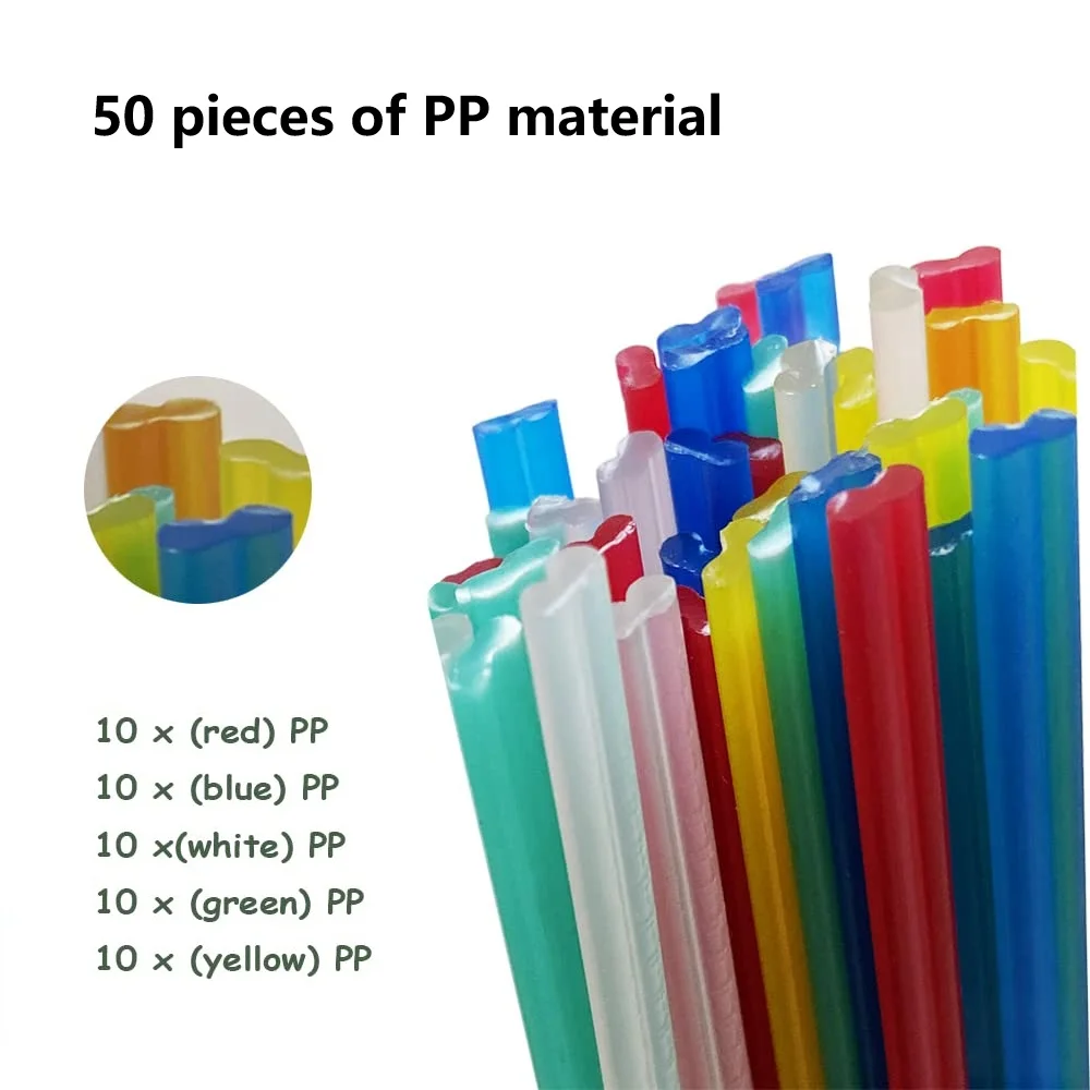 120 Pcs Plastic Welding Rods ABS PP For Plastic Repair Tool Rods For Fast Repair Of Auto Bumpers Home Goods Strong Bonding