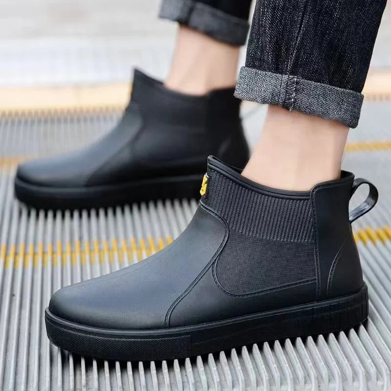 

Men's Rain Boots Mens Anti Slip Rain Boots Male Water Shoes Rain shoes for Men Waterproof Boots Men Botas De Lluvia Para Hombre