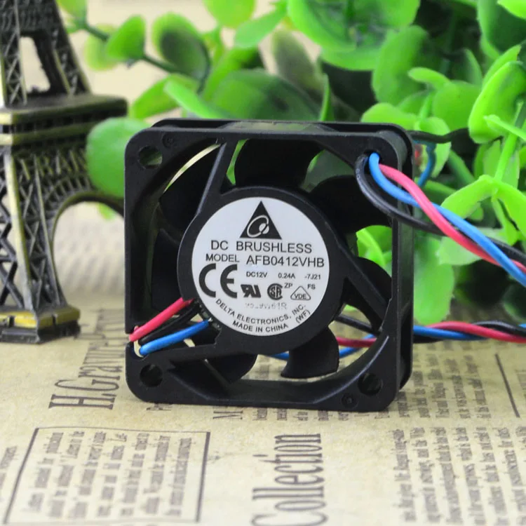 

New Cooling Fan For Original Delta AFB0412VHB 4015 12V 0.24A 4CM Silent Inverter