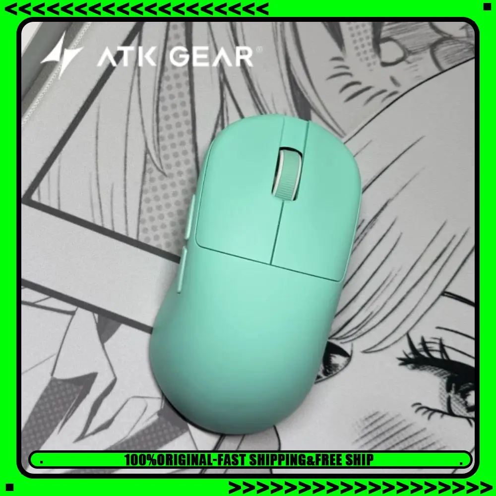 

ATK U2V2 Ultimate Gaming Mouse PAW3950Ultra Low Latency Lightweight Custom Wireless Dual Mode Mice PC E-Sports Accessory Gift