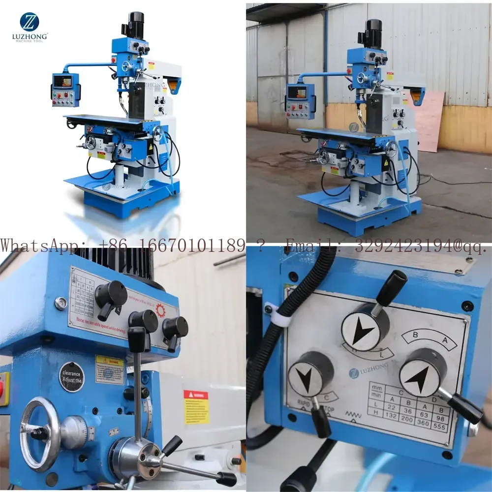 3 Axis Automatic Feed Vertical Drill and Mill Machine ZX6350A Milling Drilling Machine