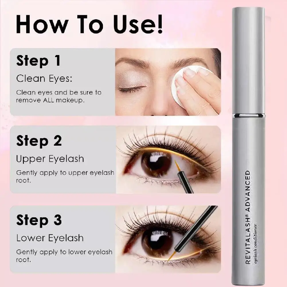 Soro de crescimento de cílios, intensificador de cílios, mais grosso, nutrir cílios mais longos, maquiagem feminina, cosméticos