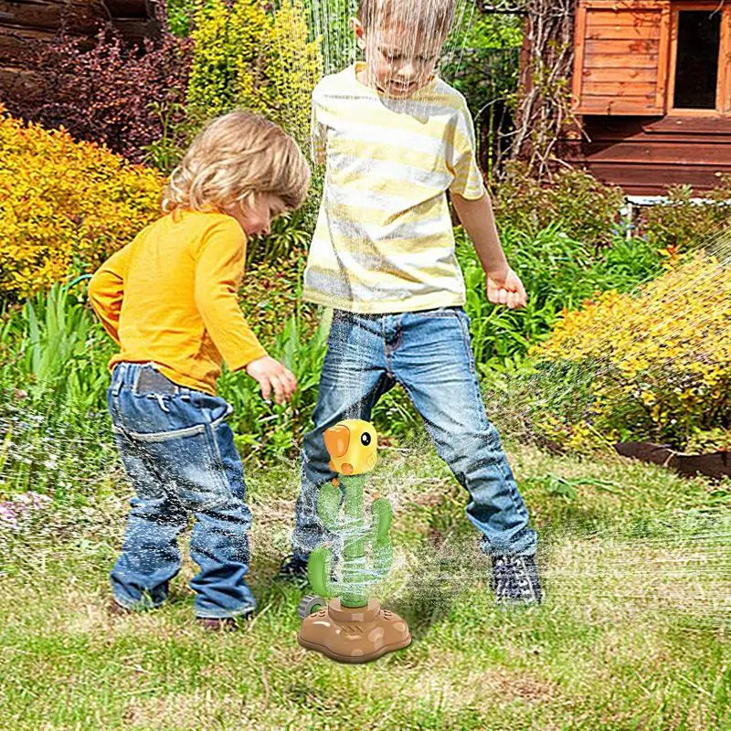 

Kids Sprinkler Toy Cactus Water Toy Water Sprinkler Spray Toys Backyard Lawn Swimming Pool Toy For Boys Girls
