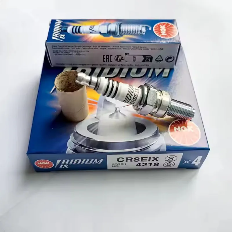 Iridium NGK Spark Plug 4218 CR8EIX for YAMAHA SUZUKI PIAGGIO KAWASAKI PEUGEOT MZ MOTO GUZZI KEEWAY KYMCO KREIDLER APRILIA HONDA