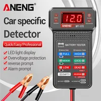 ANENG BT-172 12V Car Battery Tester LED Reverse Screen Auto Repair Tool with Alligator Clips Digital Multifunctional Detector