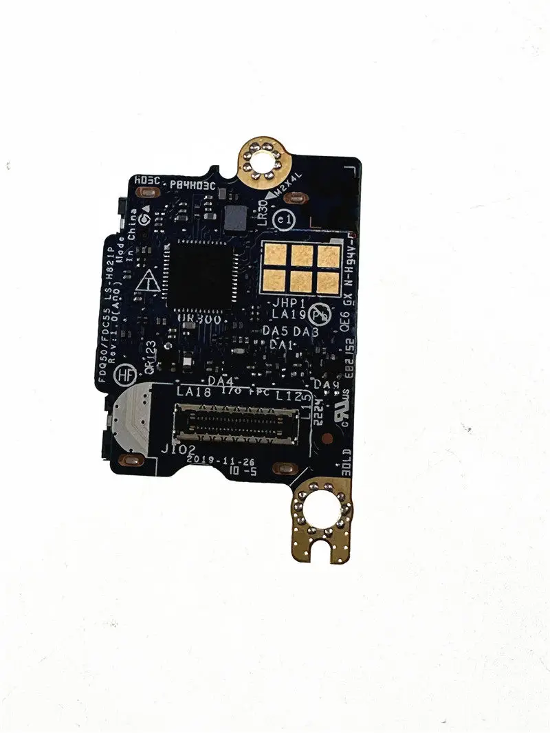 For Dell XPS 15 9510 9520 9530 Precision 5560 5570 SD Card Reader IO Audio Board 4DV9Y 04DV9Y LS-H821P