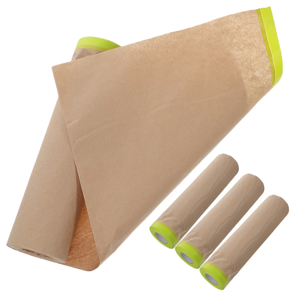 

4pcs 4 Rolls Cutting Templates Masking Film Artist Craft Paper Roll For Vehicle Automotive Motorcycle Diy Airbrush Graphics