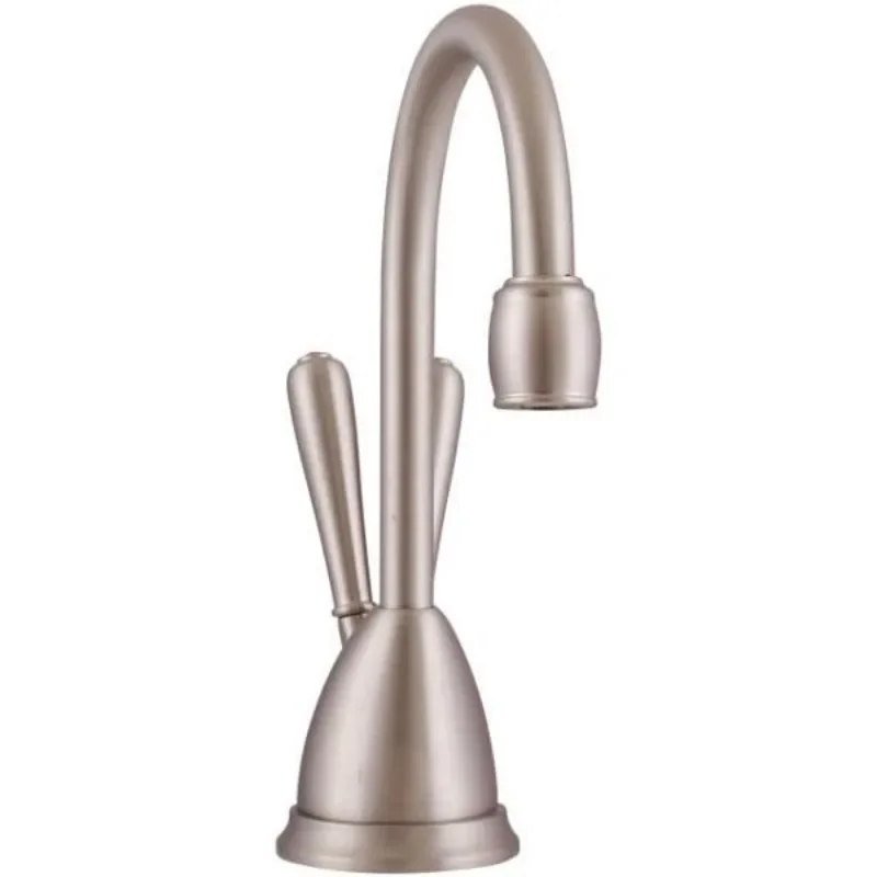 InSinkErator View Instant Hot & Cold Water Dispenser - Faucet & Tank, Satin Nickel, HC-View-SN 10.00 x 11.50 x 0.00 inches