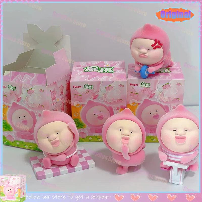 

Серия Funism Kobitos Runstar, натуральная флокированная слепая коробка-модная фигурка-сюрприз Kawaii для декора стола, подарок на день рождения