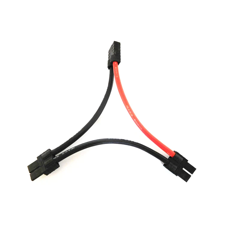 10PCS TRX 시리즈 12AWG 100mm 남성 여성 커넥터 플러그 어댑터 와이어 구리 소재 RC 모델 장난감 리포 배터리