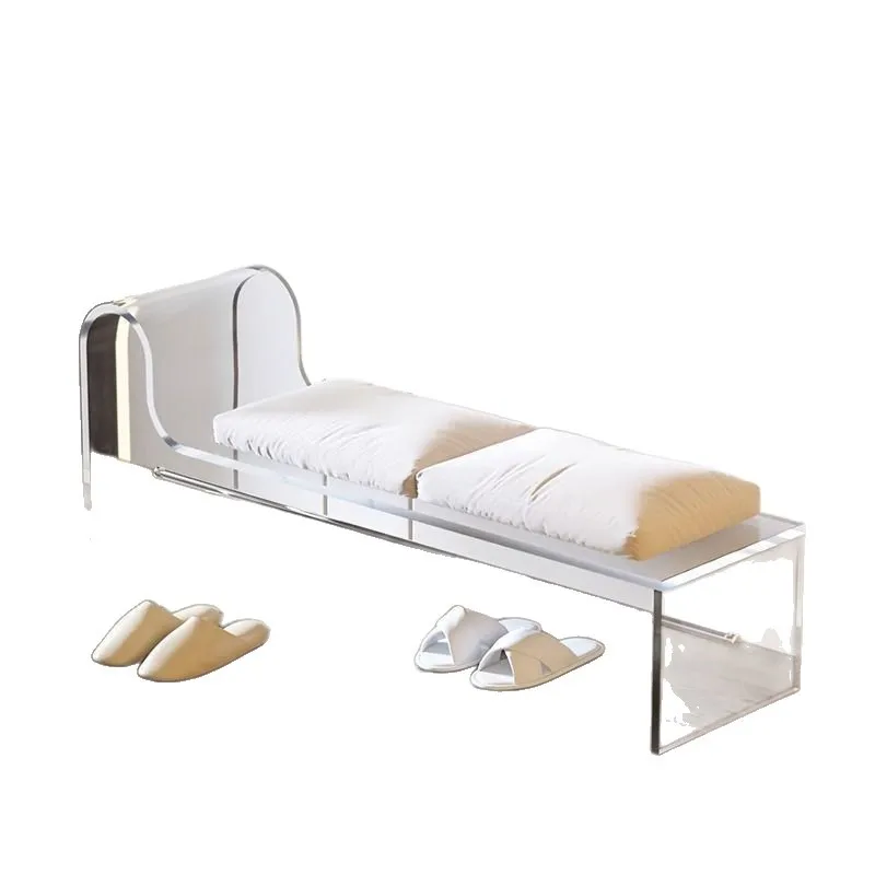 

Creative shoe changing stool, transparent acrylic, suitable for home doorways