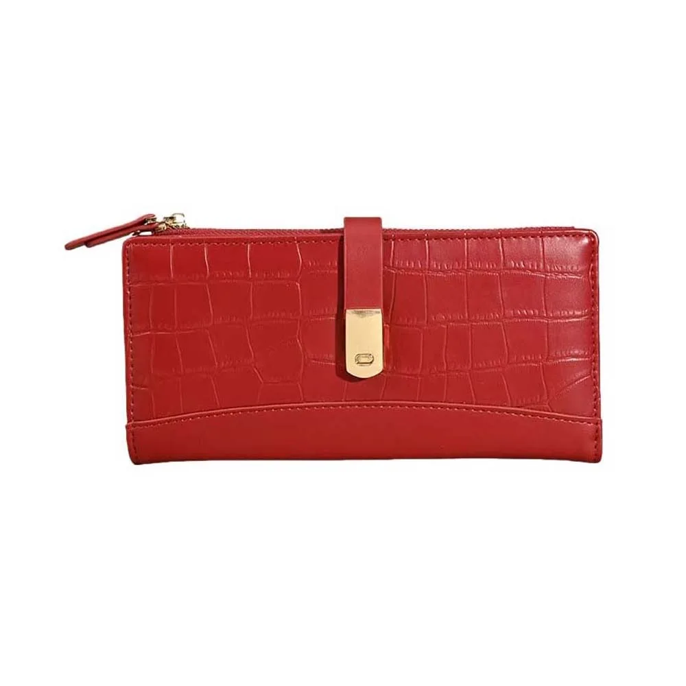 

Портативный женский кошелек из искусственной кожи, прямоугольный кошелек из искусственной кожи большой емкости, стильный повседневный кошелек для денег, дорожная сумка