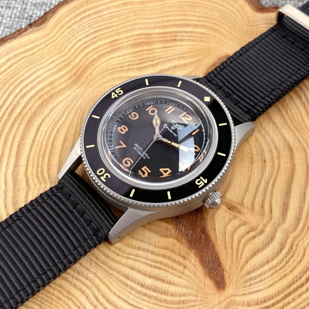 Super C3 Lume Bezel Mark 50 sążni Vintage mechaniczny zegarek dla nurka męski NH35A kopułowy szafir 200M wodoodporny futerał do piaskowania 2023