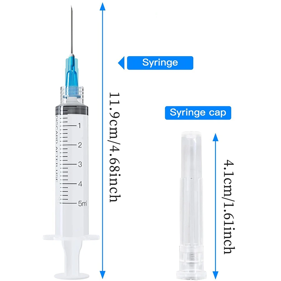 5ml Screw-Top Dispensing Syringe for Lab Liquid Distribution, Industrial Fluid Transfer, Pet Oral Feeding, Multi-scene Applicati