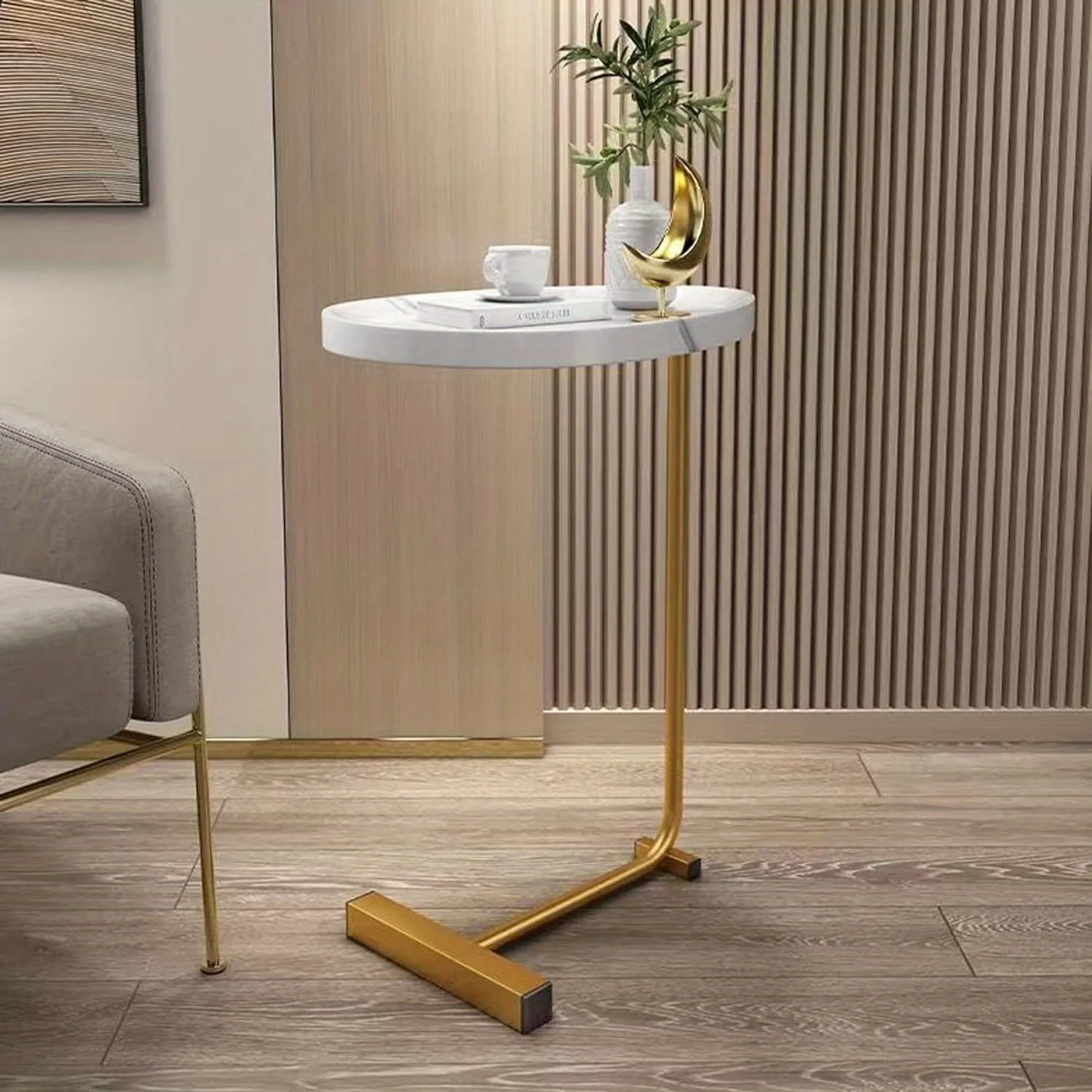 Accent Side Table Saving Design For Living Room And Bedroom Unique Sturdy End Table Perfect For Small Spaces And Cozy Corners