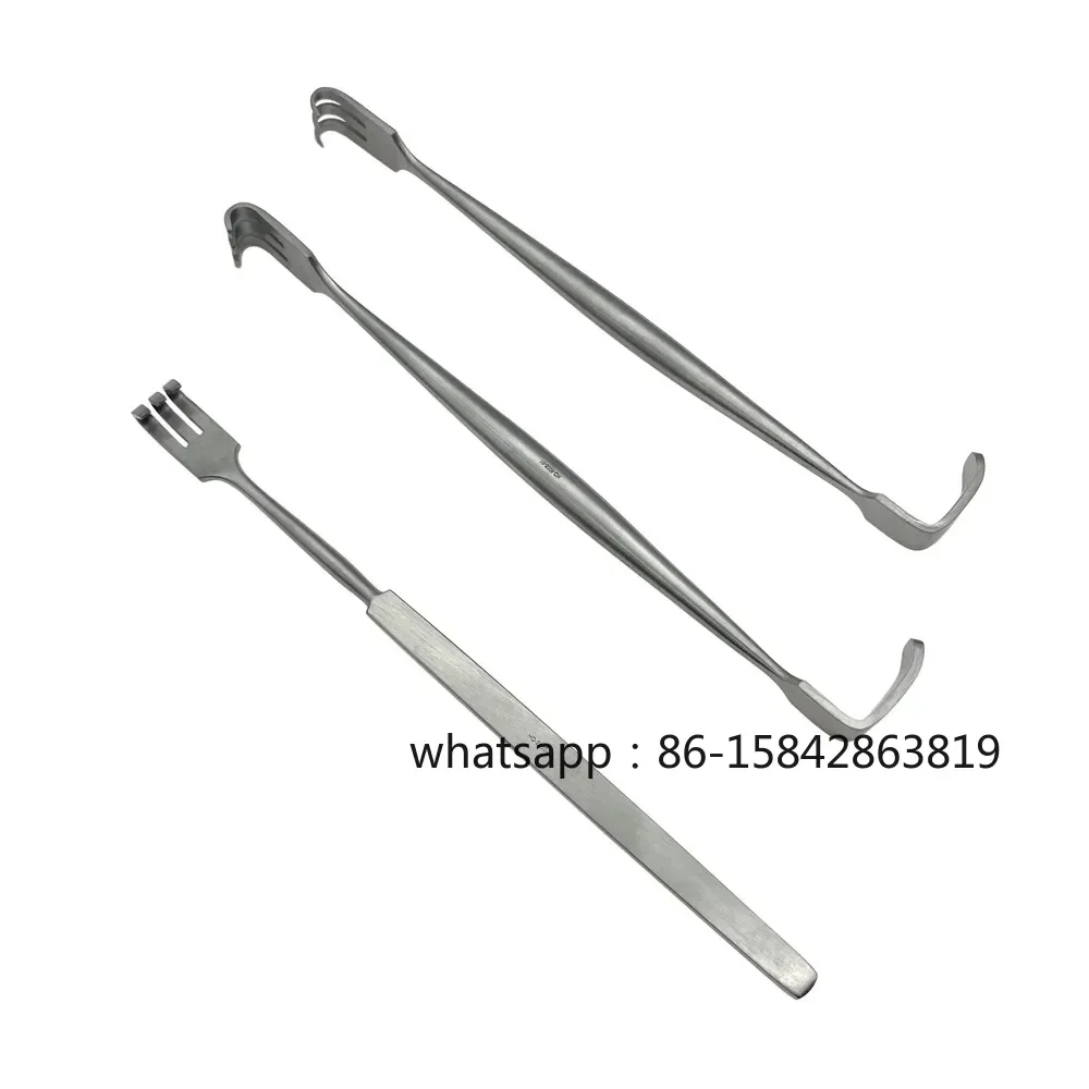 Double Head Eyelid Pull Hook Double Eyelid Tool Beauty Plastic Surgery Tool Ophthalmic Instruments Stainless Steel