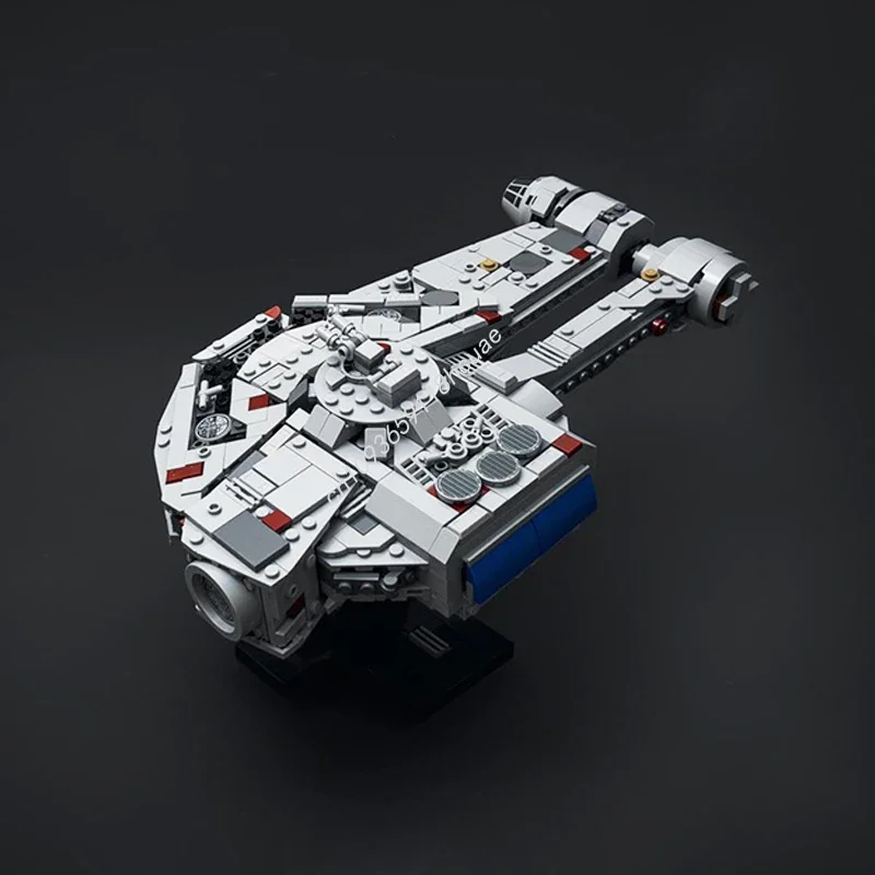 883PCS Star Battle Dash Rendar's Outrider Spaceship Model Moc Building Blocks Stacking Bricks Creative Educational Toys Kid Gift