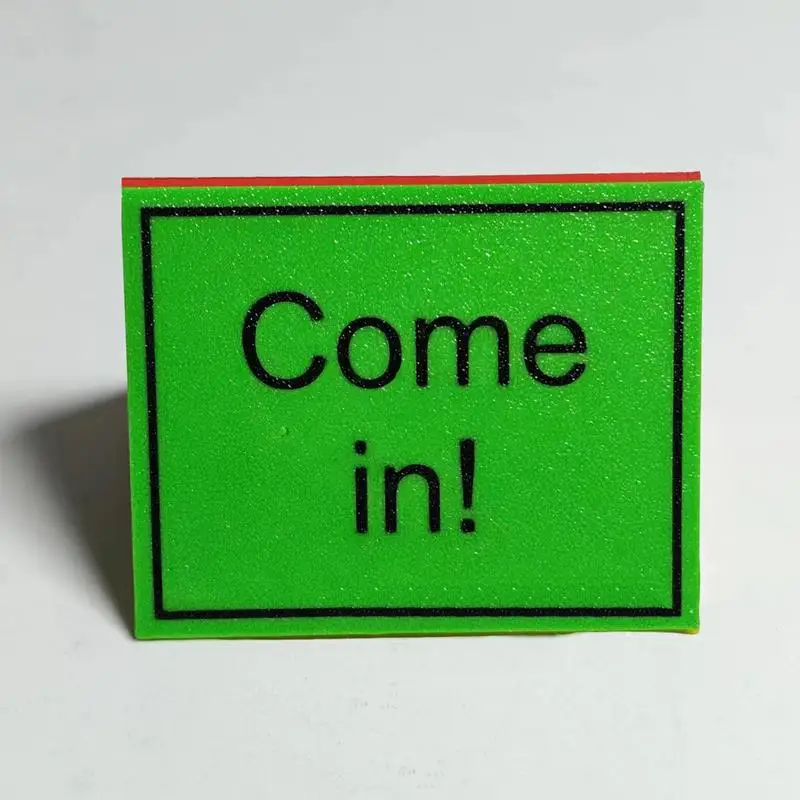 3-Sided Do Not Disturb Desktop Indicator 3d Do Not Disturb Conference Room Sign College Dorm Decor Desk Accessories