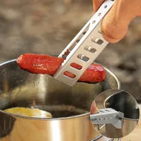 Outdoors Home Anti-hot Alloy Pot Clip Bowl Gripper Pot Food Clamp Kitchen Bowl Dish Pan Anti-Scalding Clip Kitchen Accessories