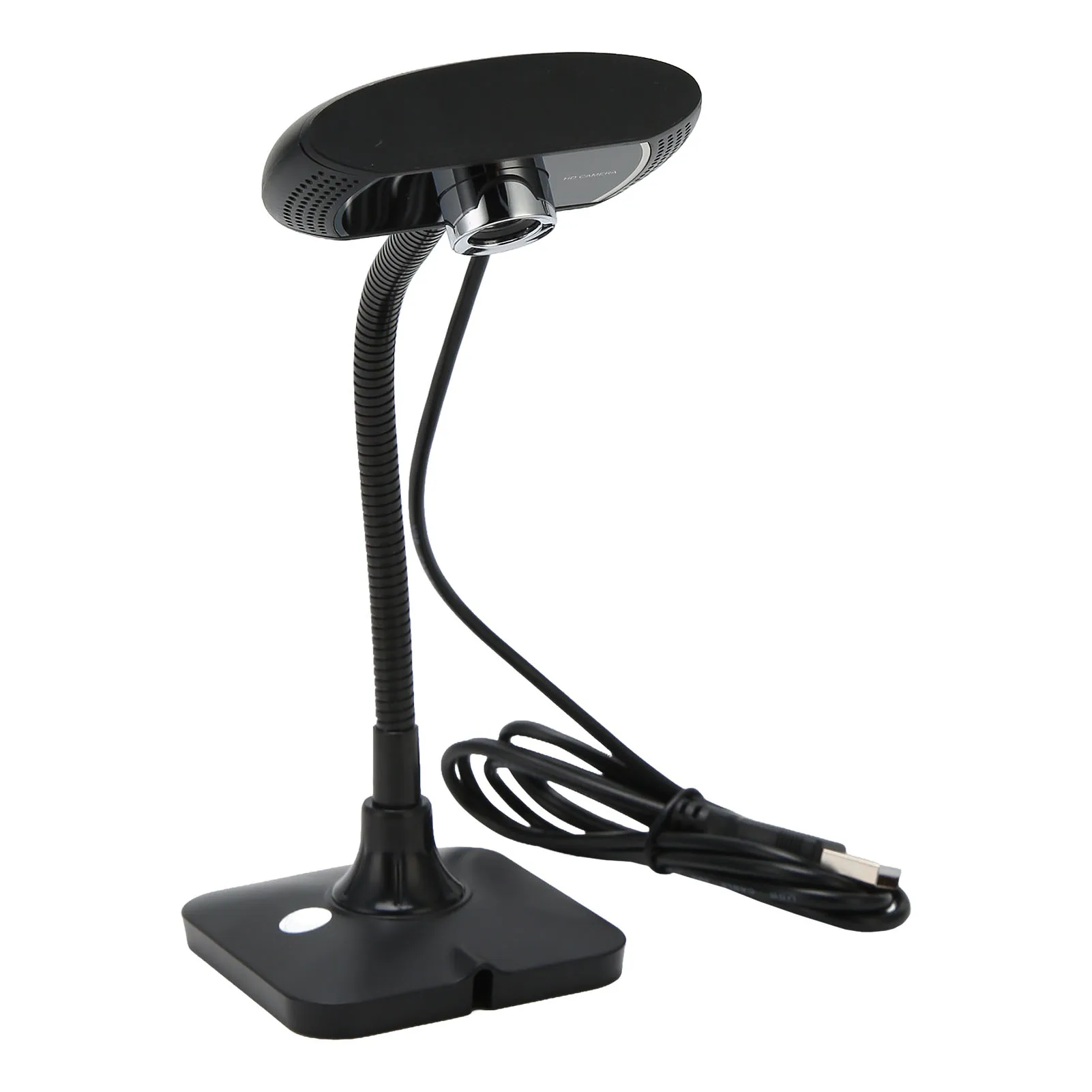 Webcam HD Manual Focus Live Streaming Drive Free USB Camera with Microphone for Computer Conference Calling 640x480 30 FPS